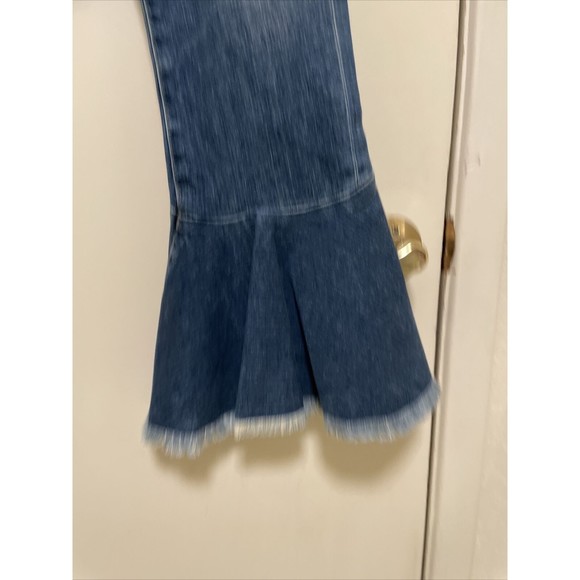 Citizens of Humanity Women's Drew Flounce Jeans 27 Denim High Rise boho chic - Picture 7 of 15